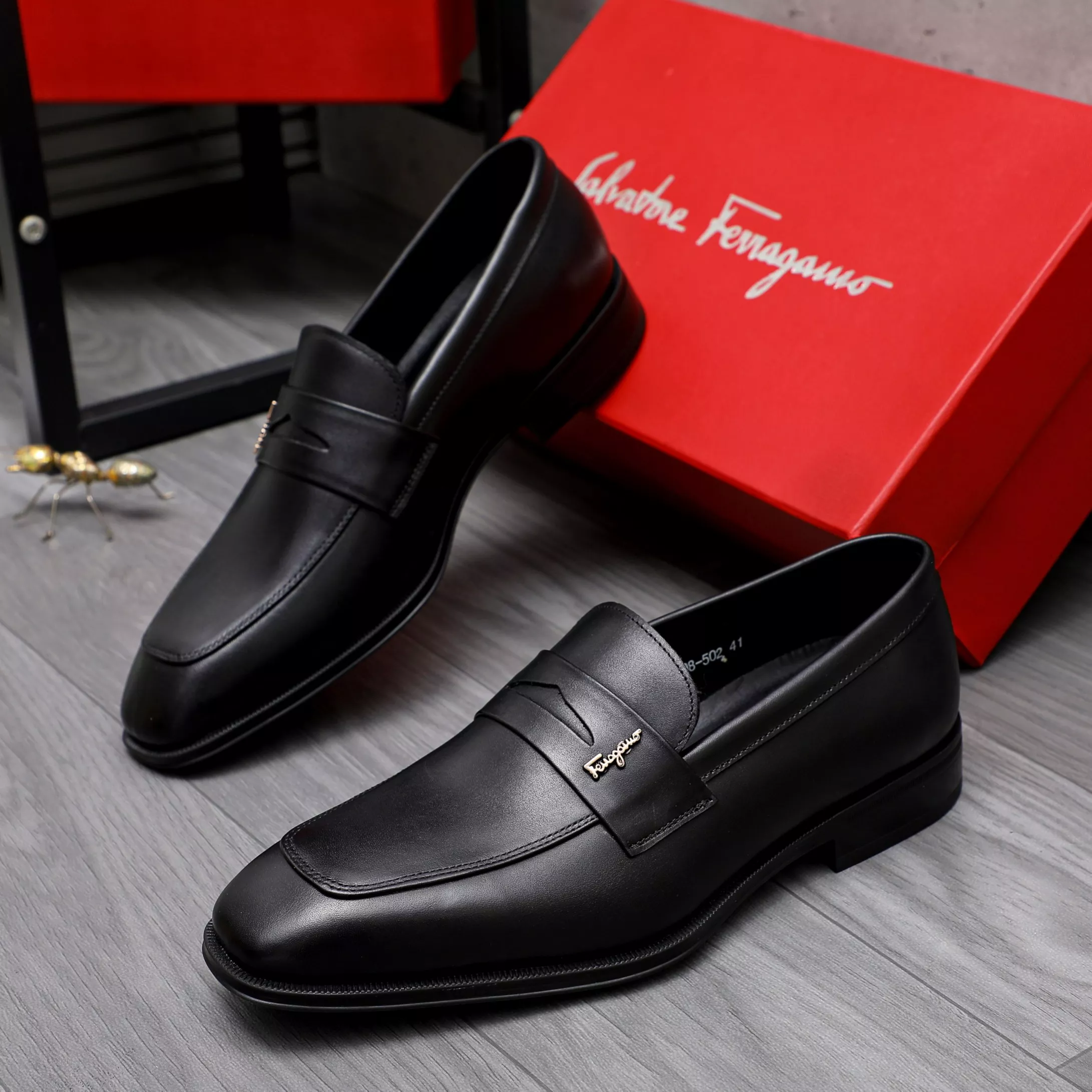 salvatore ferragamo cuir chaussures pour homme s_12a3112